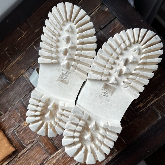 Elvio Zanon Knotted Strap Sandal in Ivory Leather - size 39 - Picture 5 of 8